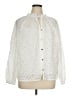 Nine West 100% Cotton Ivory Long Sleeve Blouse Size 1X - photo 1