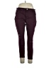 Express Solid Burgundy Jeans Size 16 - photo 1