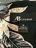 AB Studio Graphic Black Cocktail Dress Size 14 - photo 7