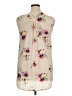 Suzanne Betro 100% Polyester Floral Ivory Sleeveless Blouse Size XL - photo 2