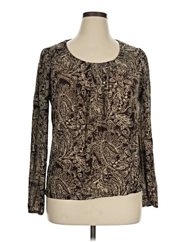 Jones New York Signature Long Sleeve Blouse (view 1)