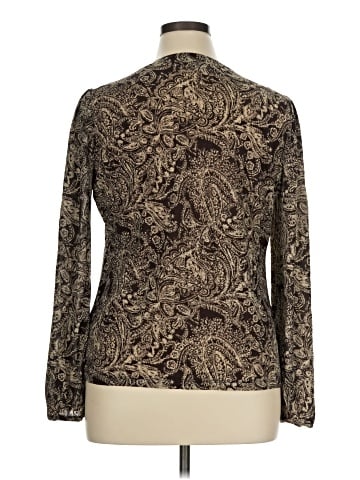 Jones New York Signature Long Sleeve Blouse (view 2)