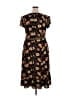 Perceptions Black Casual Dress Size XL - photo 2