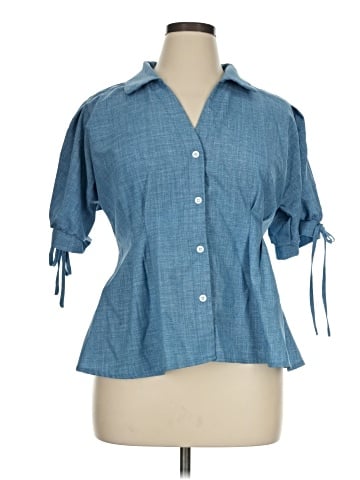 Shein 3/4 Sleeve Blouse (view 1)