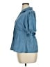 Shein 100% Polyester Blue 3/4 Sleeve Blouse Size XL - photo 5