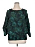 MICHAEL Michael Kors 100% Polyester Green 3/4 Sleeve Blouse Size 1X - photo 1