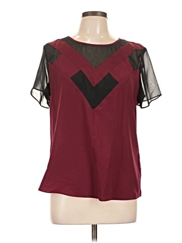 Attention Short Sleeve Blouse (view 1)