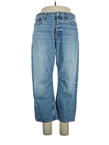 Madewell The Curvy Darted Barrel-Leg Jean in Dobbins Wash (view 1)