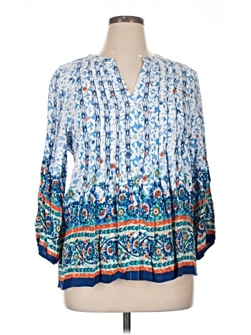 Figueroa & Flower 3/4 Sleeve Blouse (view 1)