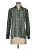 J.Crew Plaid Green Long Sleeve Button-Down Shirt Size 2 - photo 1