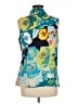 CAbi Teal Sleeveless Blouse Size M - photo 2