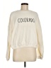Assorted Brands 100% Cotton Solid Ivory Pullover Sweater Size M - photo 1