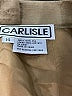 Carlisle 100% Silk Solid Tan Silk Skirt Size 14 - photo 4