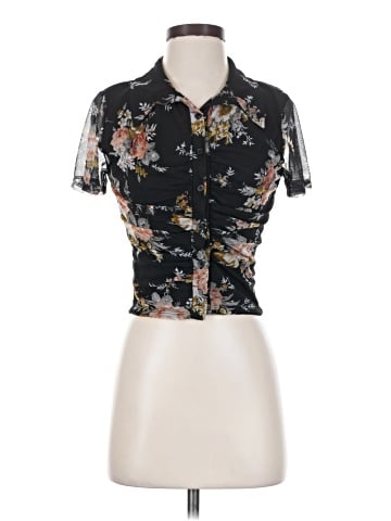 Lulus Short Sleeve Blouse (view 1)