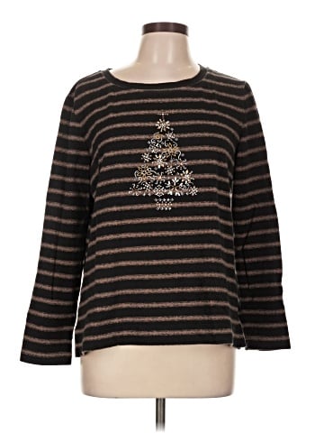 Karen Scott Sport Long Sleeve Top (view 1)