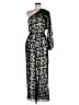 Next Animal Print Black Jumpsuit Size 10 - photo 1