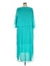 Catherines 100% Polyester Teal Casual Dress Size 3X - photo 2