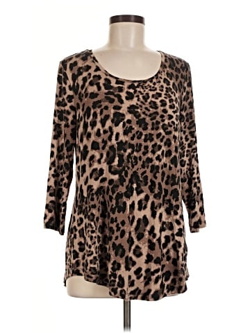JM Collection 3/4 Sleeve Top (view 1)
