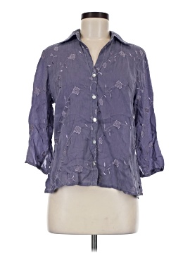 Johnny Was 3/4 Sleeve Button Down Shirt