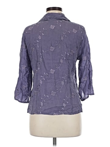 Johnny Was 3/4 Sleeve Button-Down Shirt (view 2)