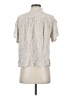 Current/Elliott 100% Rayon Animal Print Ivory Short Sleeve Blouse Size Sm (1) - photo 2