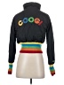 Coogi 100% Nylon Color Block Black Jacket Size S - photo 2
