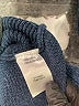 Weatherproof 100% Cotton Chevron-herringbone Blue Turtleneck Sweater Size M - photo 8