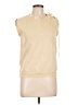 See By Chloé 100% Cotton Tan Sleeveless Top Size 10 - photo 1