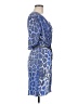 Blumarine Animal Print Blue Cocktail Dress Size XL (estimated) - photo 4