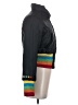 Coogi 100% Nylon Color Block Black Jacket Size S - photo 4