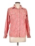L.L.Bean Stripes Orange Long Sleeve Button-Down Shirt Size L - photo 1