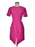 Keepsake Solid Pink Cocktail Dress Size S - photo 1
