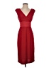 David Meister Solid Red Cocktail Dress Size 4 - photo 1