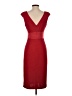 David Meister Solid Red Cocktail Dress Size 4 - photo 2