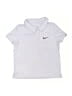 Nike 100% Polyester Silver Short Sleeve Polo Size 3 - 4 - photo 1
