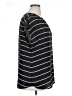 Roz & Ali 100% Polyester Stripes Black Short Sleeve Blouse Size XL - photo 4