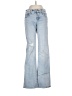 Express Hearts Blue Jeans Size 0R - photo 1