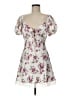 Forever 21 Floral Ivory Casual Dress Size M - photo 1