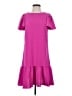 DKNY 100% Polyester Solid Pink Casual Dress Size 4 - photo 1