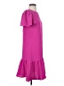 DKNY 100% Polyester Solid Pink Casual Dress Size 4 - photo 4