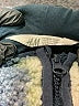H&M 100% Polyester Blue Zip Up Hoodie Size 3T - photo 3