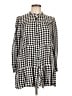 Reserved Checkered-gingham Black 3/4 Sleeve Blouse Size L - photo 1
