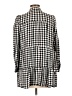 Reserved Checkered-gingham Black 3/4 Sleeve Blouse Size L - photo 2