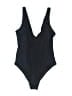 H&M Solid Black One Piece Swimsuit Size S - photo 1