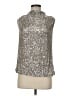 Cable & Gauge Silver Sleeveless Blouse Size M - photo 1