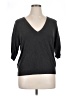 Treasure & Bond Gray 3/4 Sleeve Top Size XL - photo 1