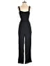 Hem & Thread Solid Black Jumpsuit Size S - photo 1