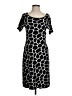 Talbots Graphic Black Cocktail Dress Size S - photo 1