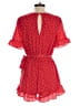 One Clothing Polka Dots Red Romper Size XS - photo 2