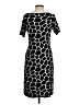 Talbots Graphic Black Cocktail Dress Size S - photo 2
